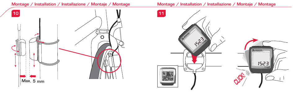Click | SIGMA BC 1106 User Manual | Page 6 / 30