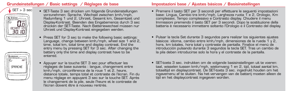 SIGMA BC 1106 User Manual | Page 9 / 30