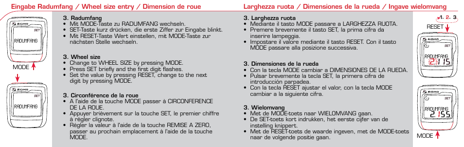 SIGMA BC 906 User Manual | Page 12 / 28