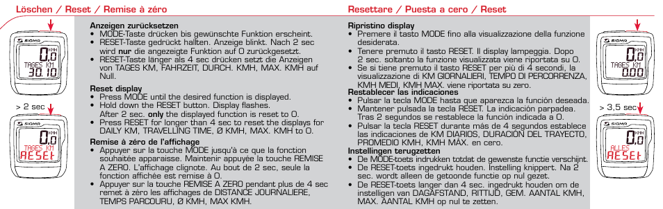 SIGMA BC 906 User Manual | Page 18 / 28