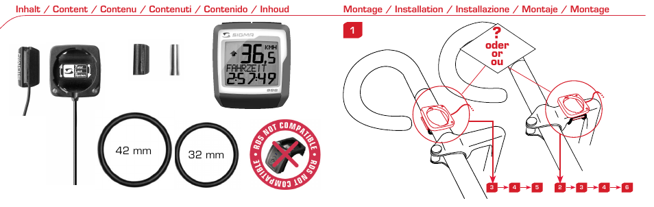 SIGMA BC 906 User Manual | Page 2 / 28