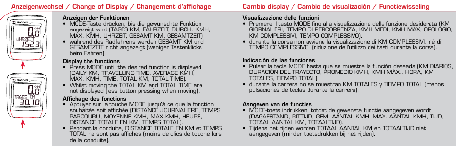 SIGMA BC 906 User Manual | Page 8 / 28