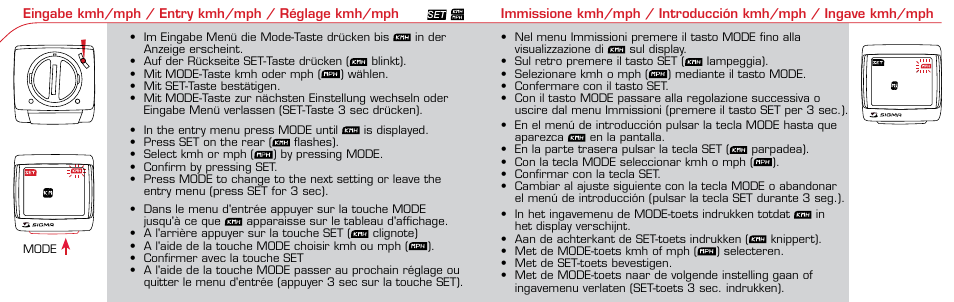 SIGMA BC 506 User Manual | Page 13 / 24