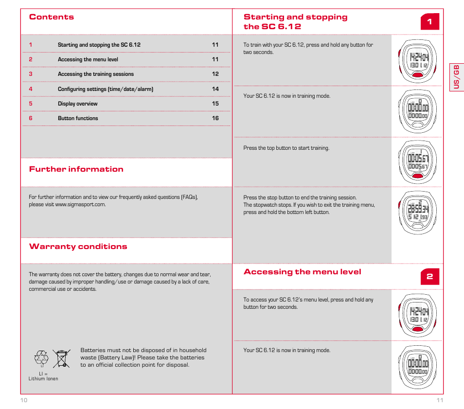 SIGMA SC 6.12 User Manual | Page 6 / 51