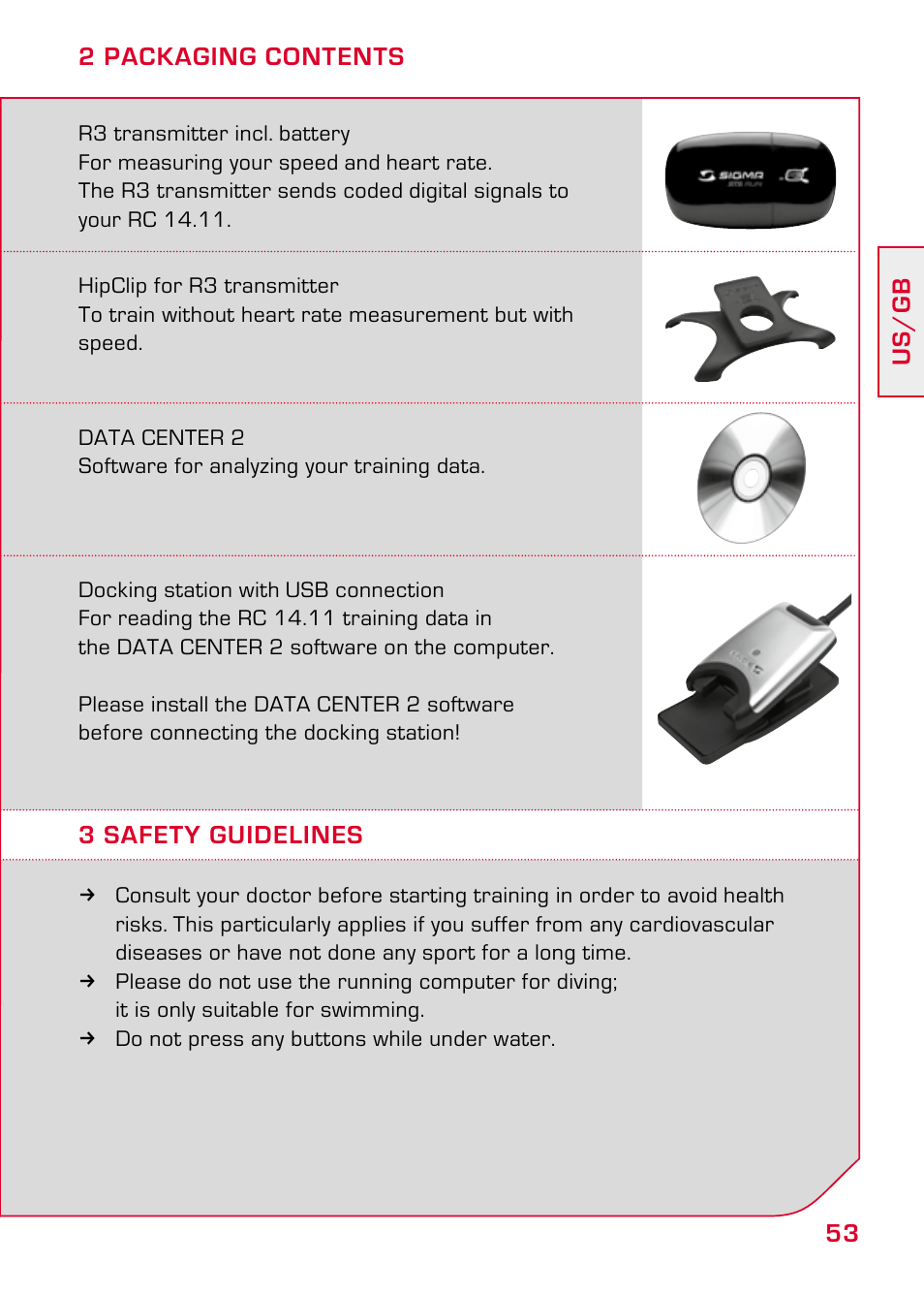 3 safety guidelines | SIGMA RC 14.11 User Manual | Page 5 / 50