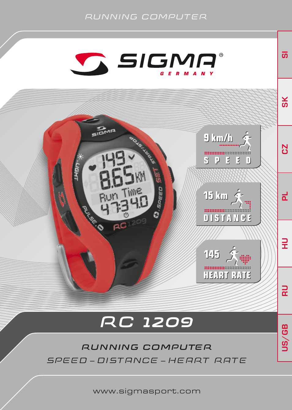 SIGMA RC 1209 User Manual | 36 pages