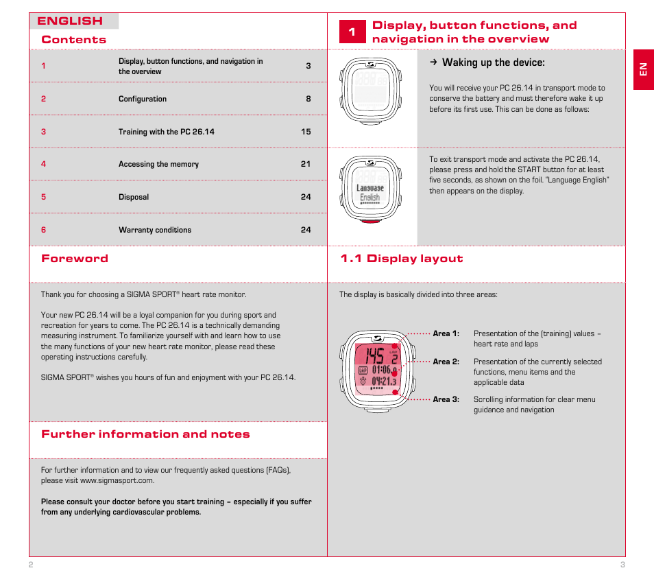 SIGMA PC 26.14 User Manual | Page 2 / 14