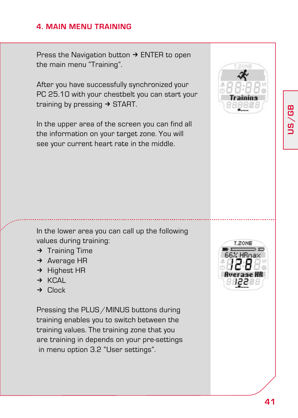 Main menu training | SIGMA PC 25.10 User Manual | Page 15 / 29