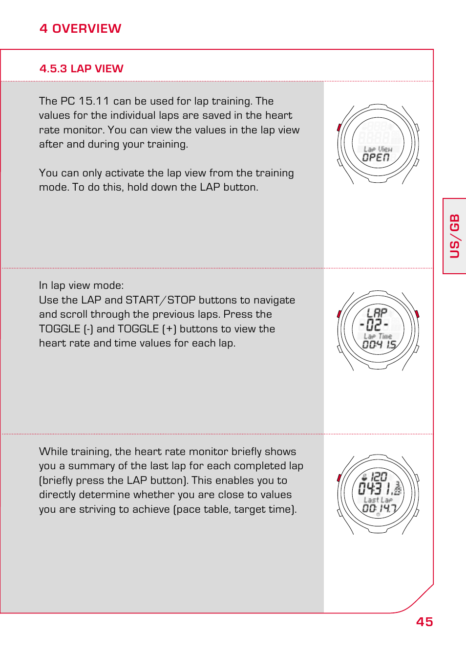 3 lap view | SIGMA PC 15.11 User Manual | Page 11 / 36