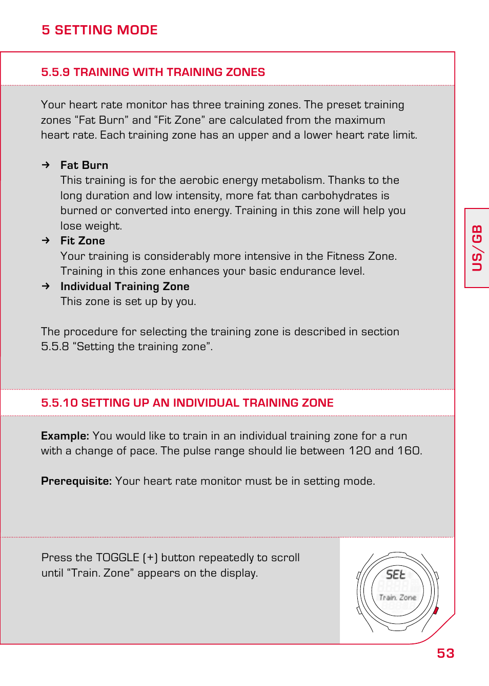 9 training with training zones, 10 setting up an individual training zone | SIGMA PC 15.11 User Manual | Page 19 / 36