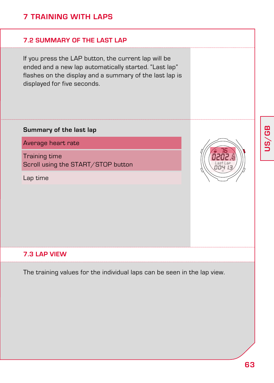 2 summary of the last lap, 3 lap view | SIGMA PC 15.11 User Manual | Page 29 / 36