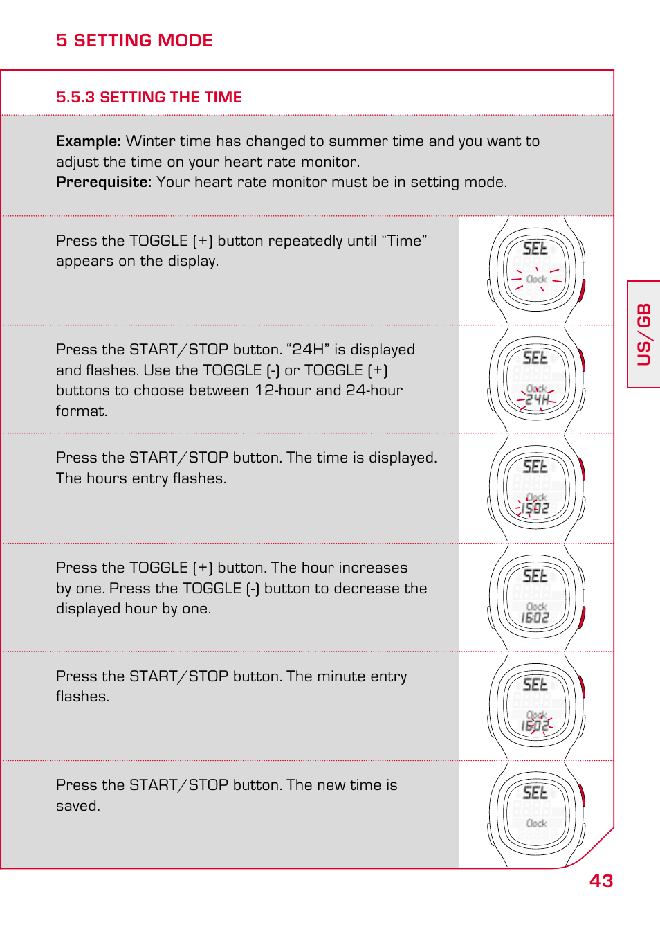 3 setting the time | SIGMA PC 10.11 User Manual | Page 15 / 30