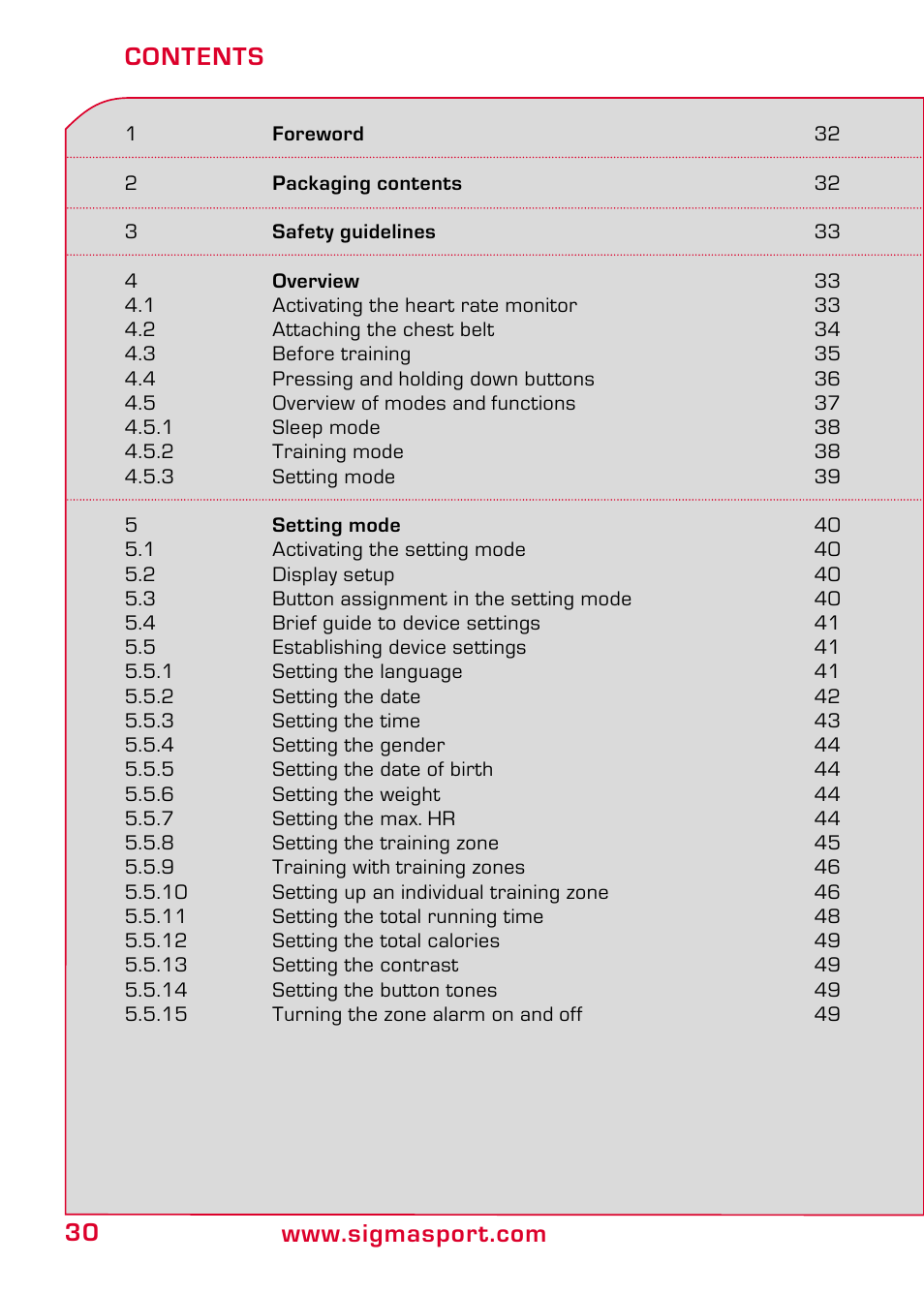 SIGMA PC 10.11 User Manual | Page 2 / 30