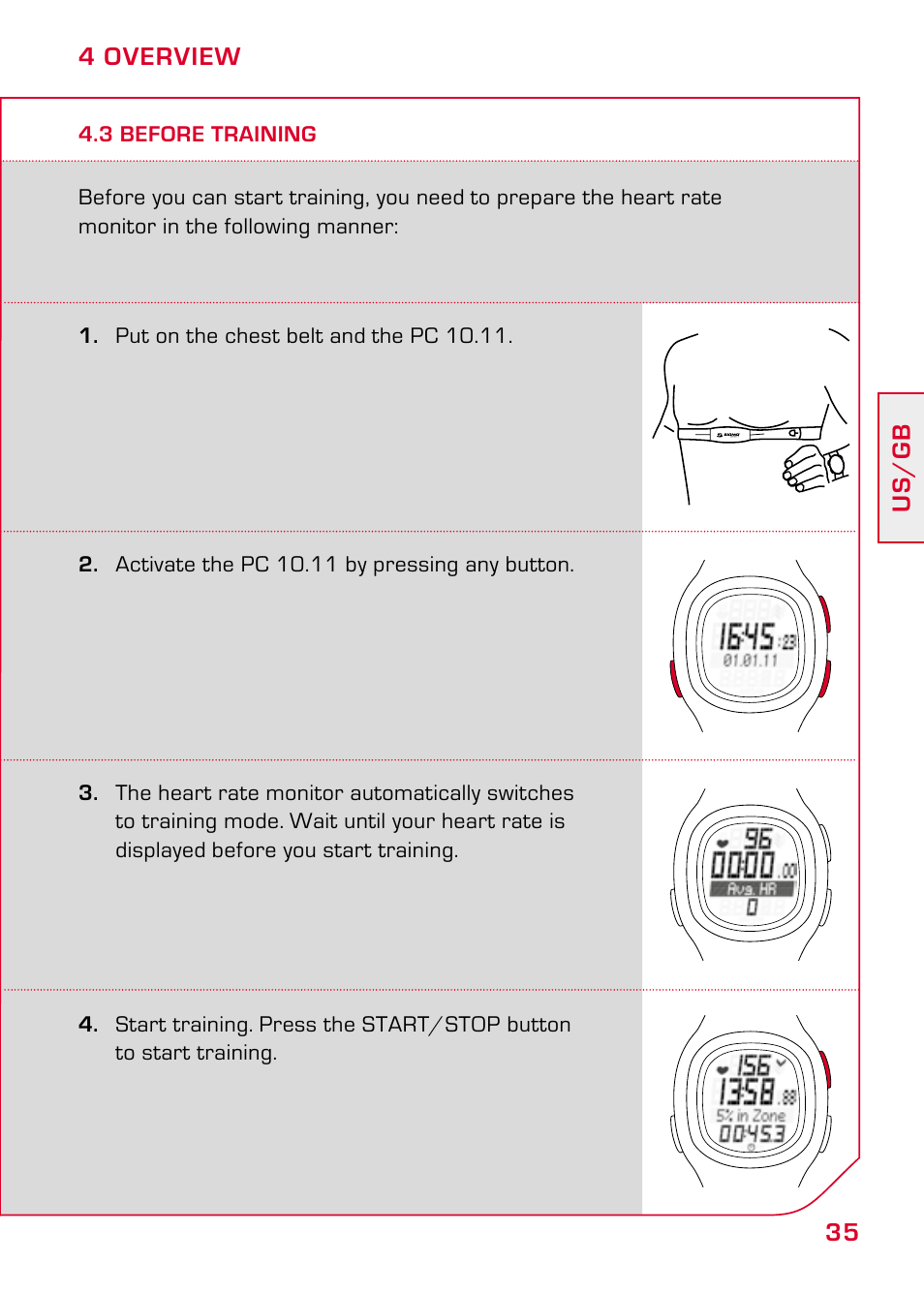 3 before training | SIGMA PC 10.11 User Manual | Page 7 / 30