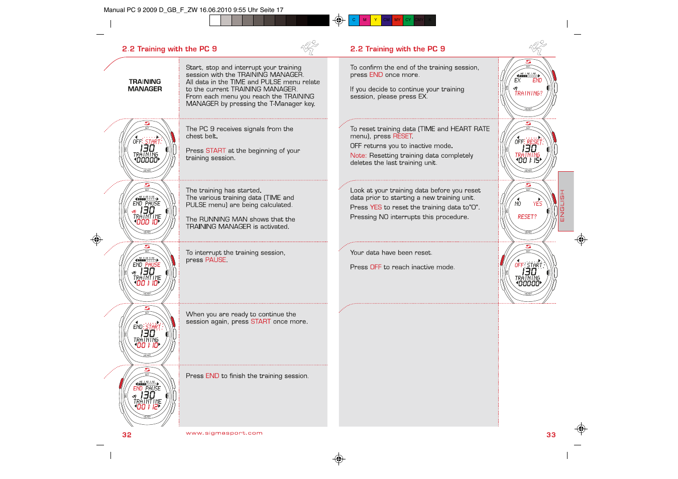 SIGMA PC 9 User Manual | Page 17 / 32