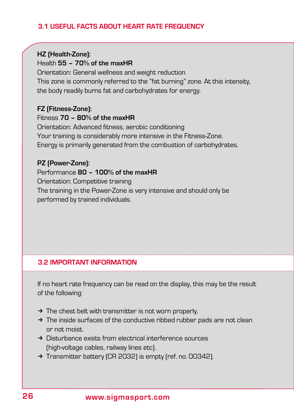 2 important information | SIGMA PC 3.11 User Manual | Page 12 / 17