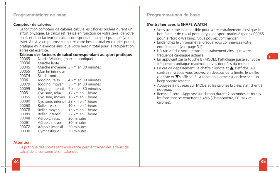 SIGMA Shape Watch User Manual | Page 20 / 40