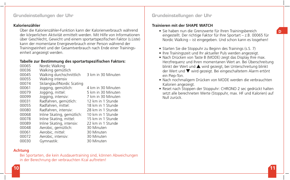 SIGMA Shape Watch User Manual | Page 8 / 40