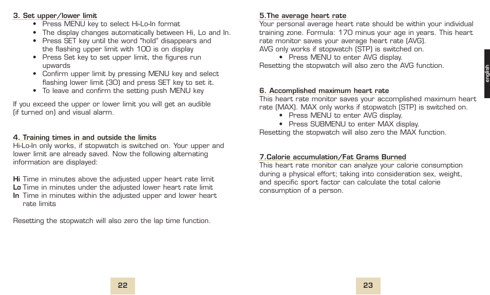 SIGMA PC 1300 User Manual | Page 14 / 42