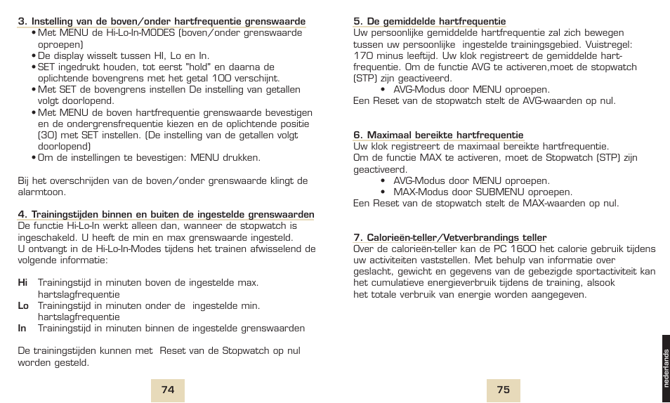 SIGMA PC 1300 User Manual | Page 40 / 42