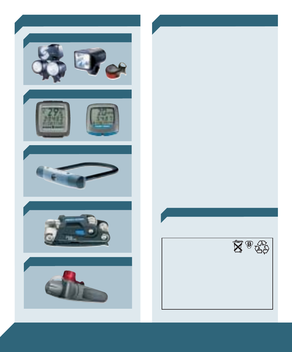 Contact cycle accessories | SIGMA PC 3 User Manual | Page 2 / 64