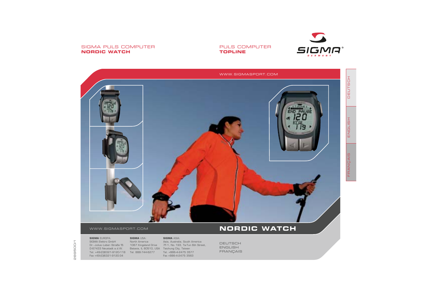 SIGMA Nordic Watch User Manual | 32 pages