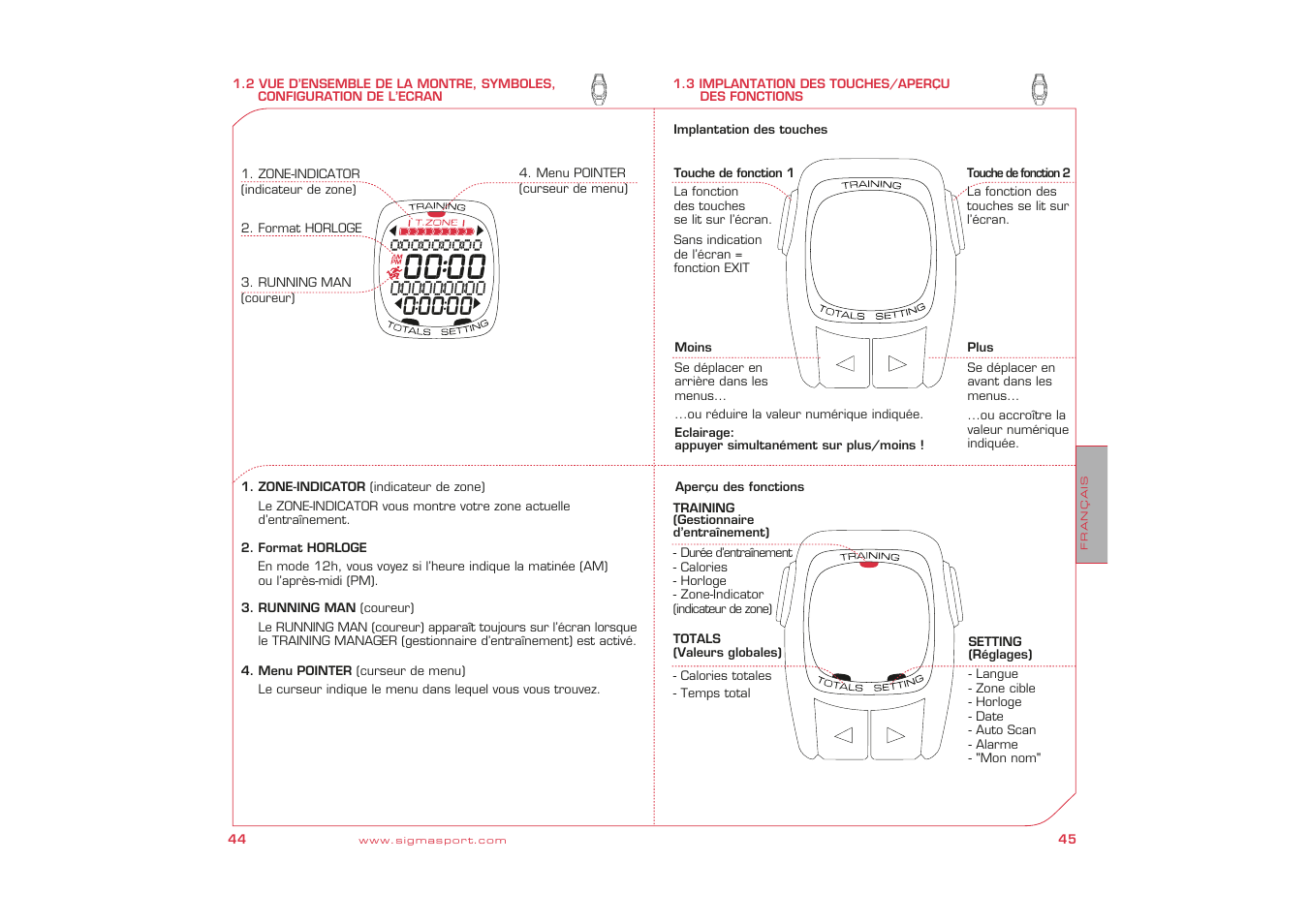 SIGMA Nordic Watch User Manual | Page 23 / 32