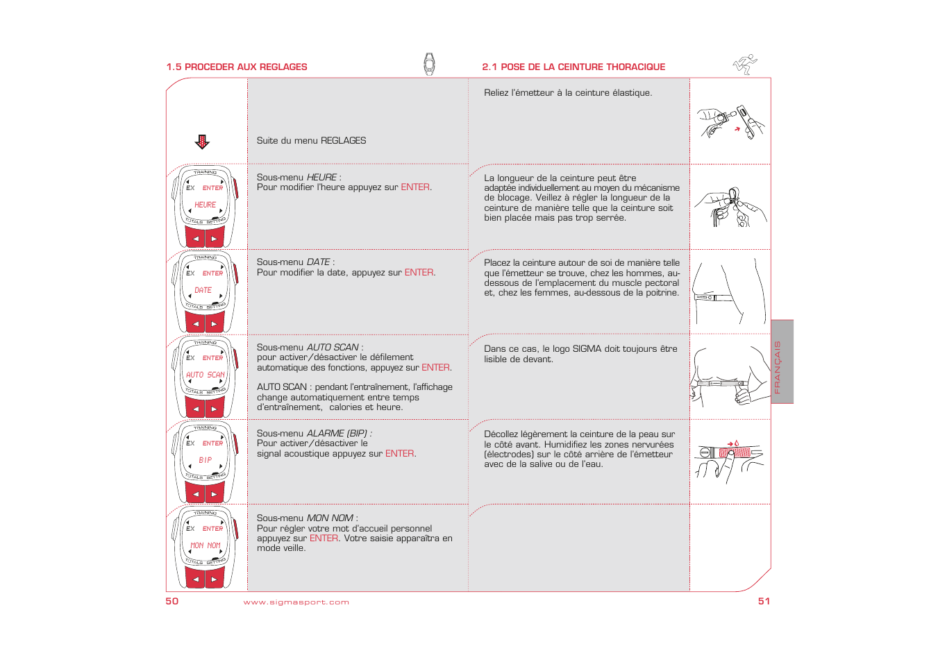 SIGMA Nordic Watch User Manual | Page 26 / 32