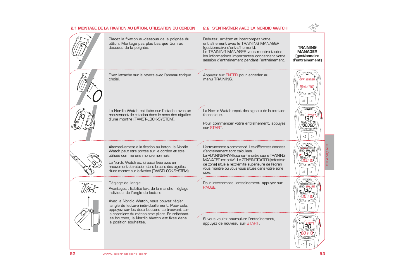 SIGMA Nordic Watch User Manual | Page 27 / 32