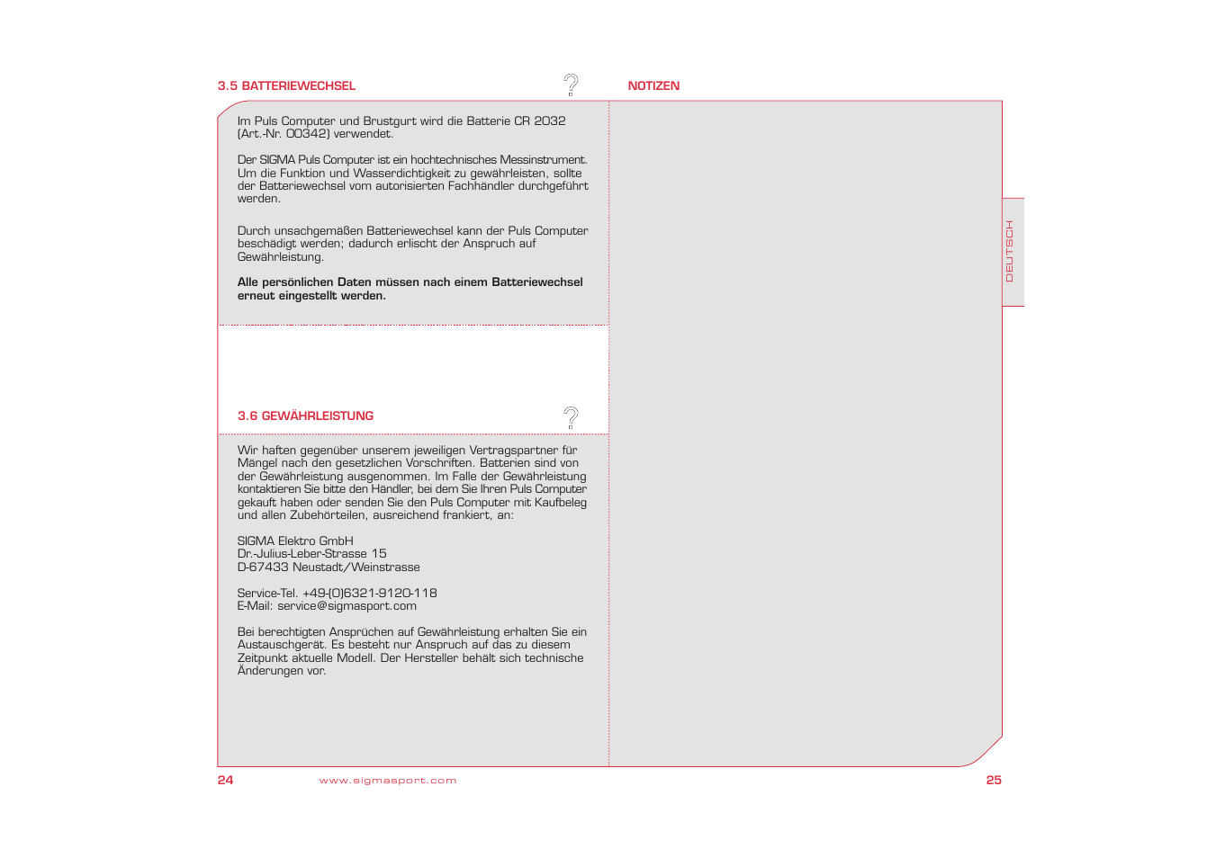 SIGMA Fit Watch User Manual | Page 13 / 38