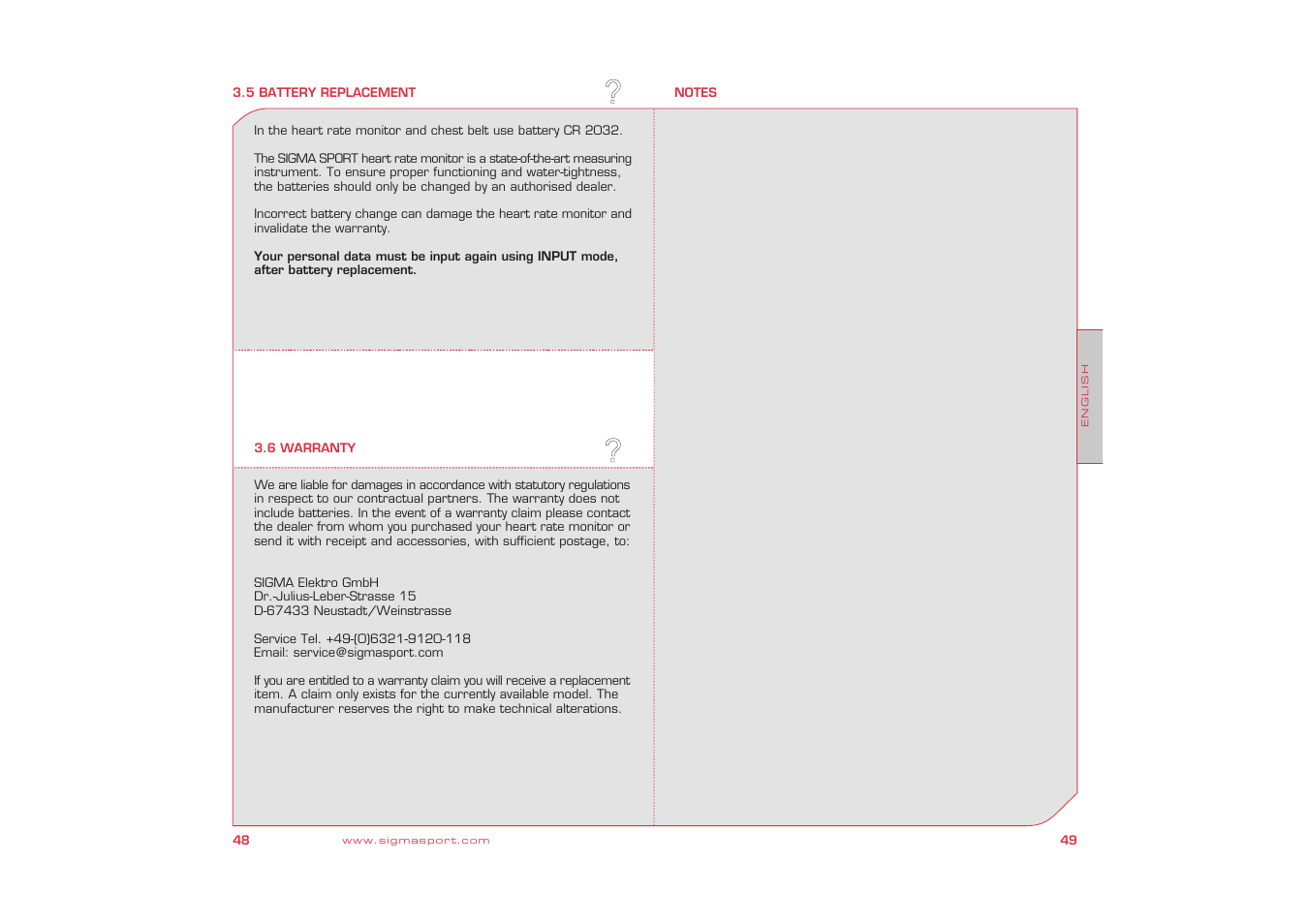 SIGMA Fit Watch User Manual | Page 25 / 38