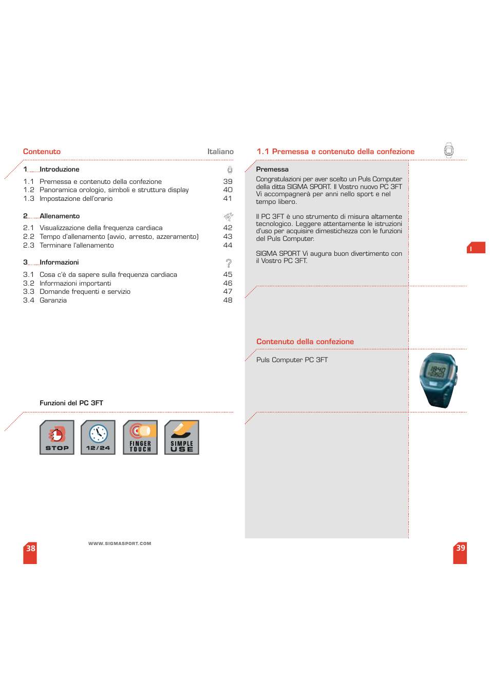 SIGMA PC 3 FT User Manual | Page 20 / 38