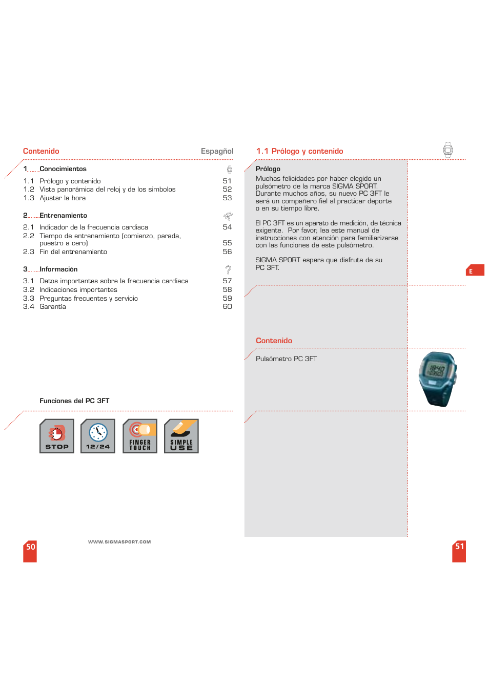 SIGMA PC 3 FT User Manual | Page 26 / 38