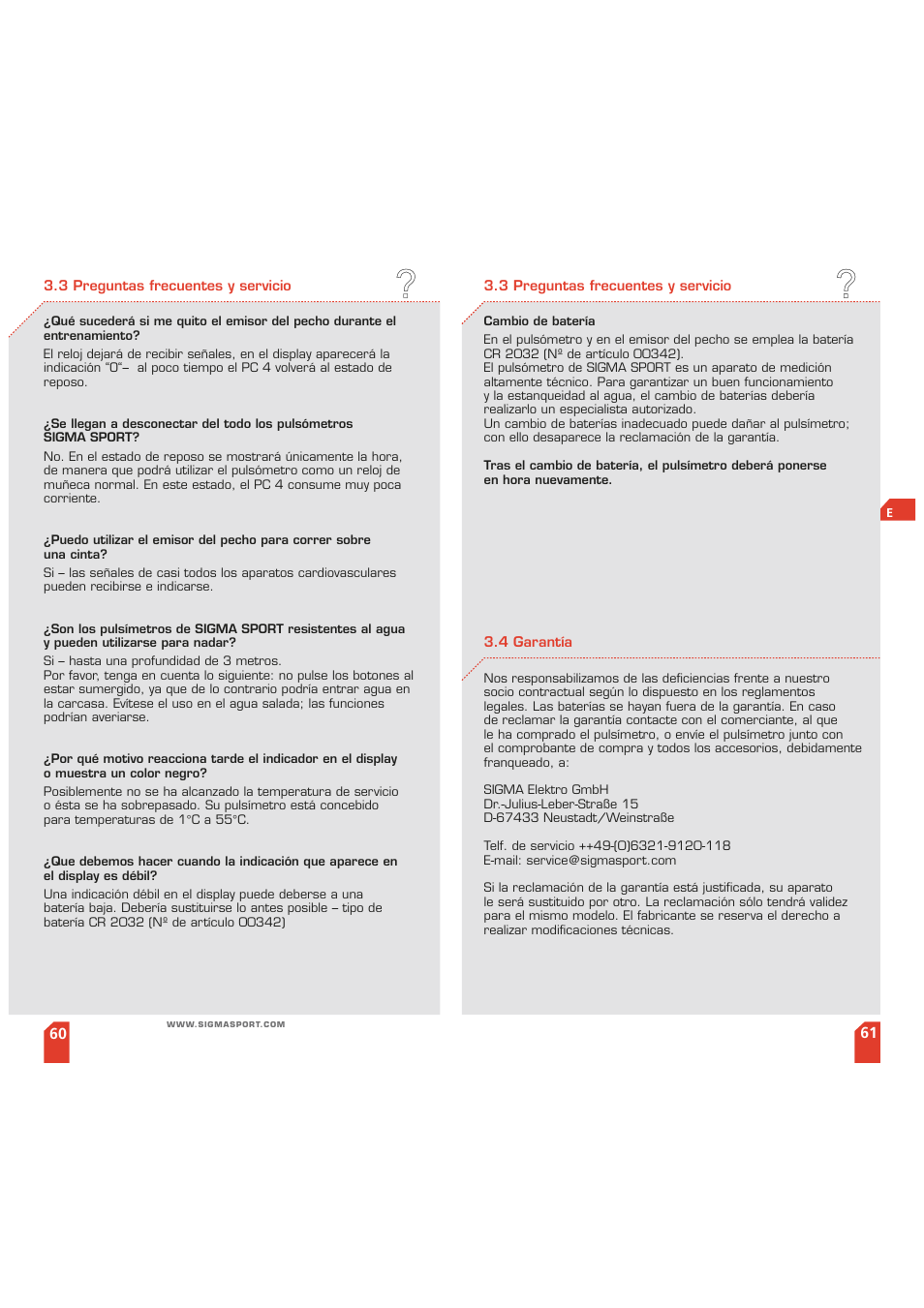 SIGMA PC 4 User Manual | Page 31 / 38