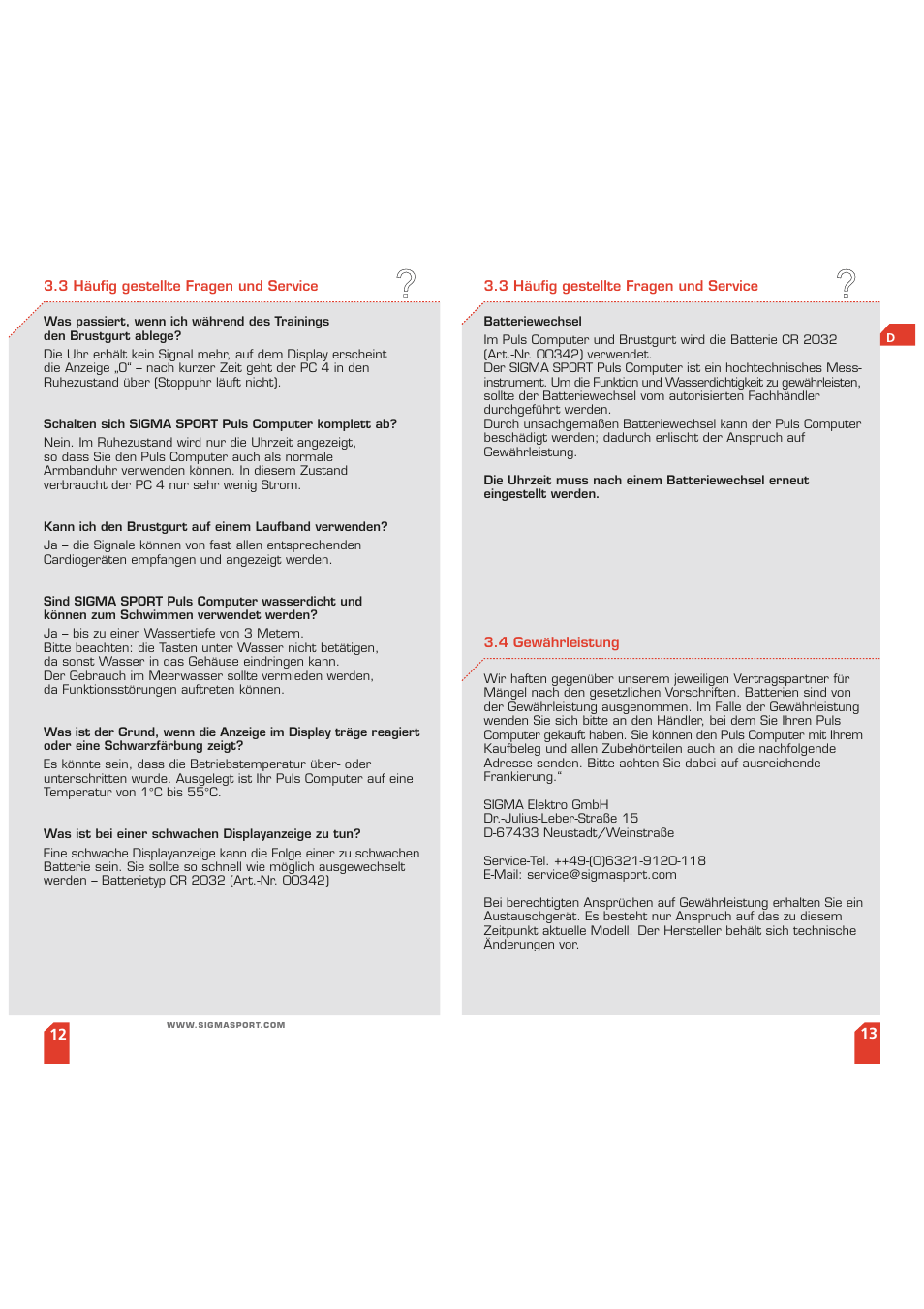 SIGMA PC 4 User Manual | Page 7 / 38