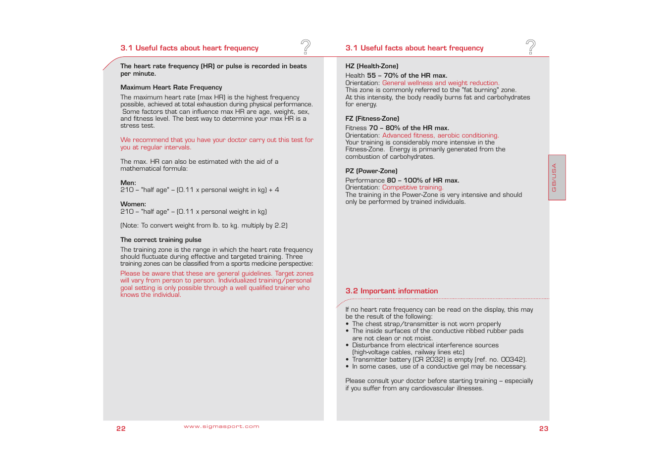 SIGMA PC 3 User Manual | Page 12 / 38