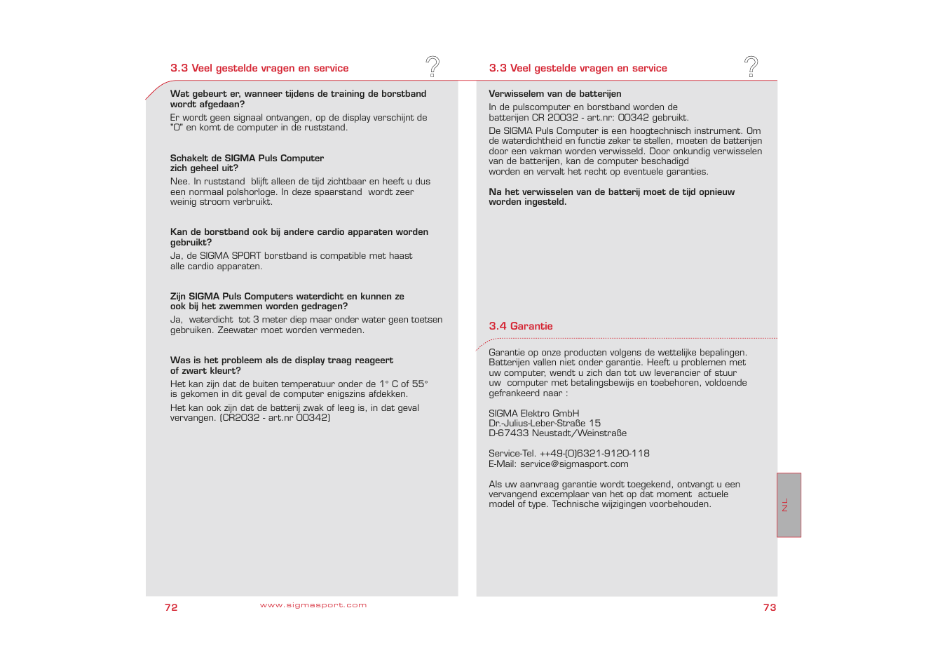 SIGMA PC 3 User Manual | Page 37 / 38