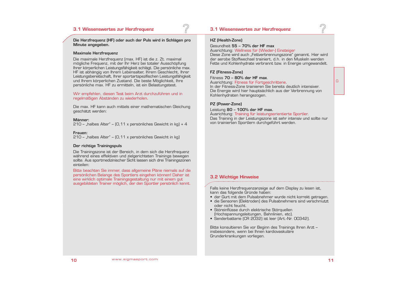 SIGMA PC 3 User Manual | Page 6 / 38