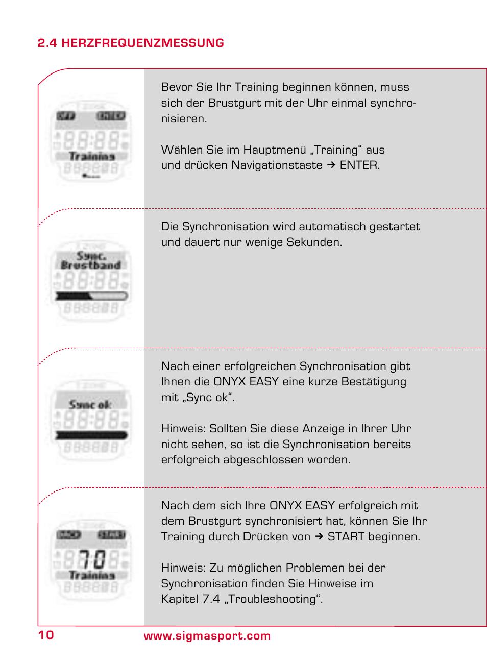 SIGMA ONYX EASY User Manual | Page 10 / 158