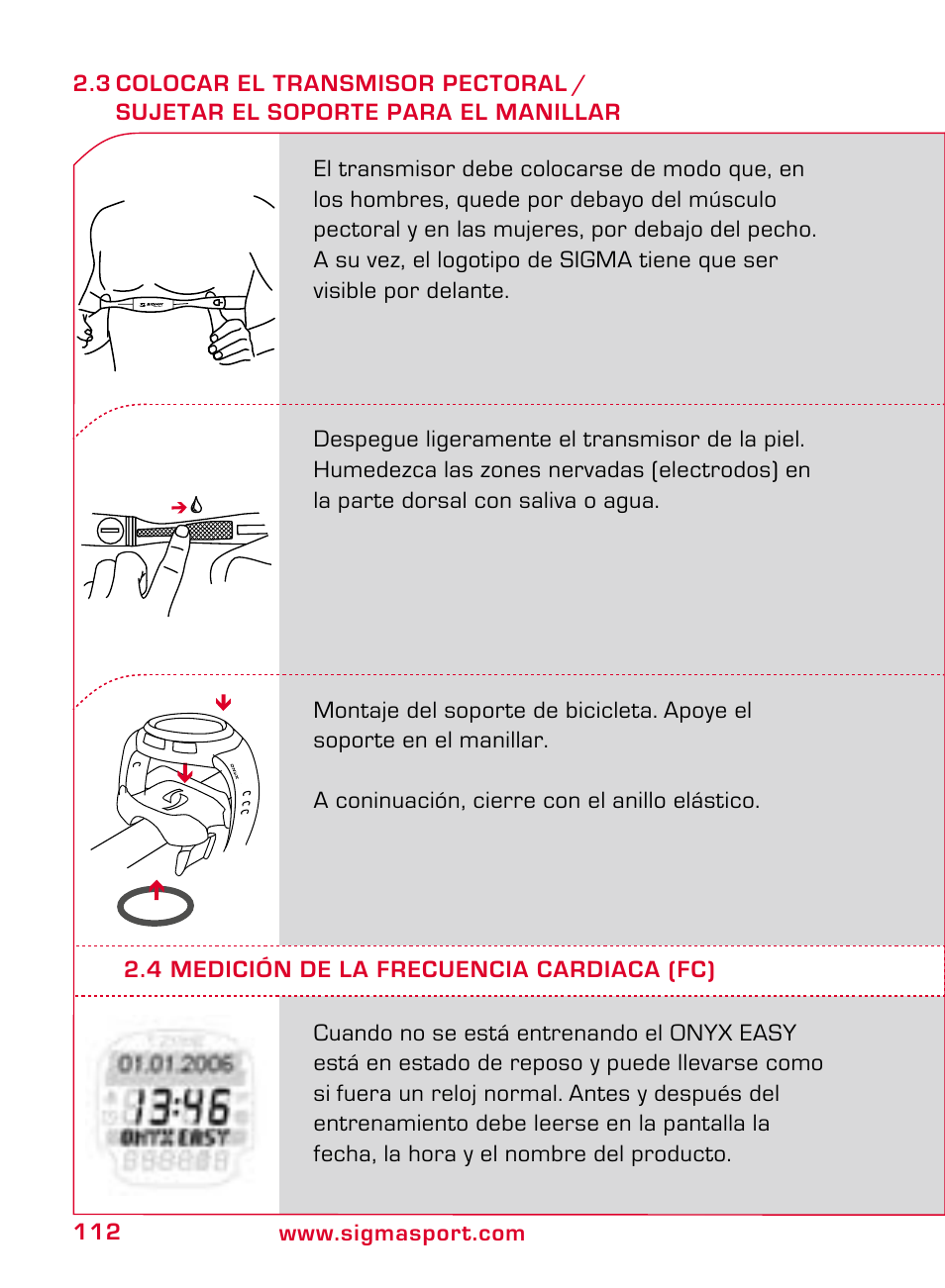 SIGMA ONYX EASY User Manual | Page 112 / 158