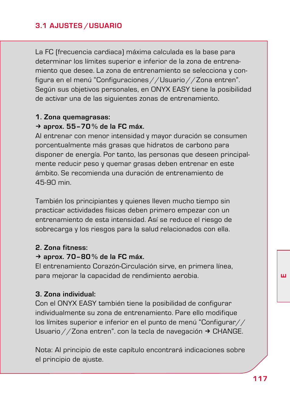 SIGMA ONYX EASY User Manual | Page 117 / 158