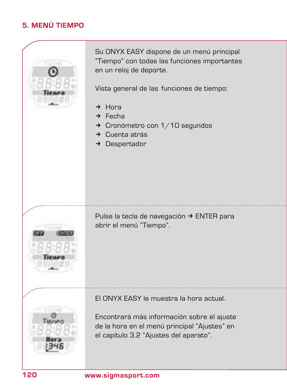 SIGMA ONYX EASY User Manual | Page 120 / 158