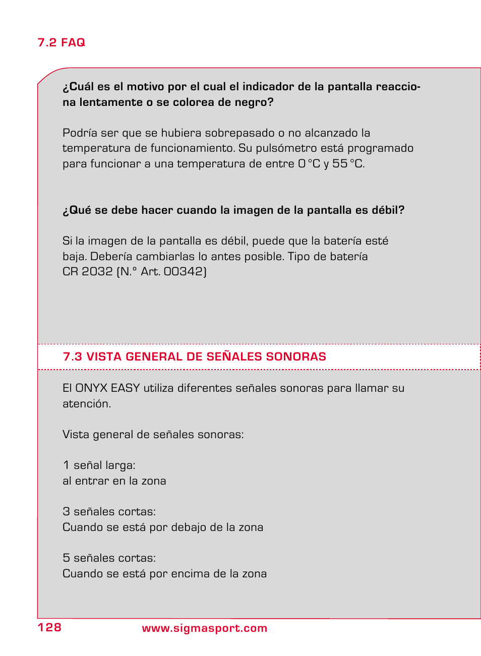 SIGMA ONYX EASY User Manual | Page 128 / 158