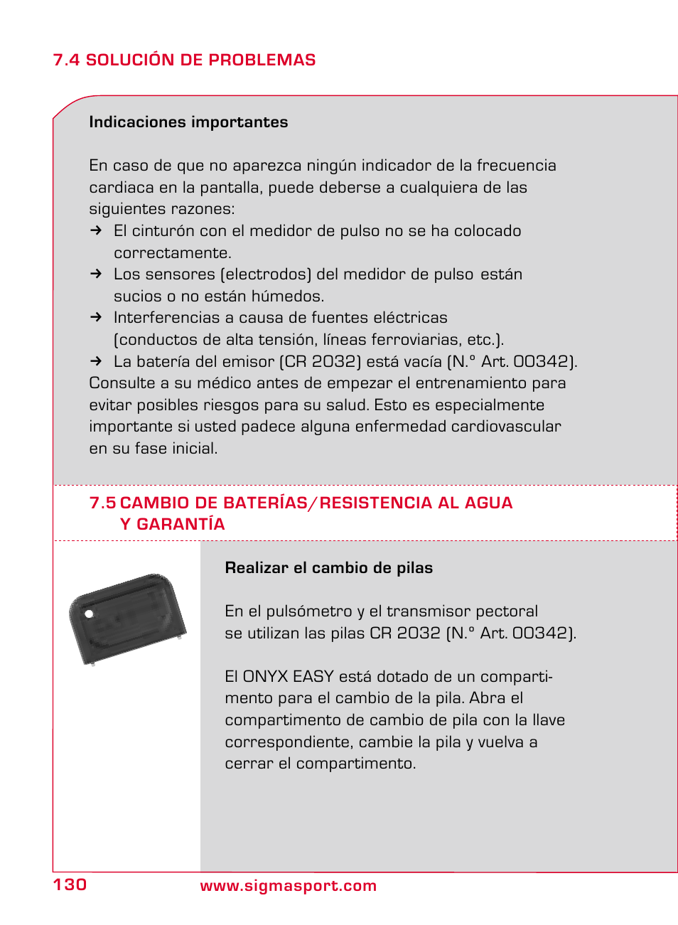 SIGMA ONYX EASY User Manual | Page 130 / 158