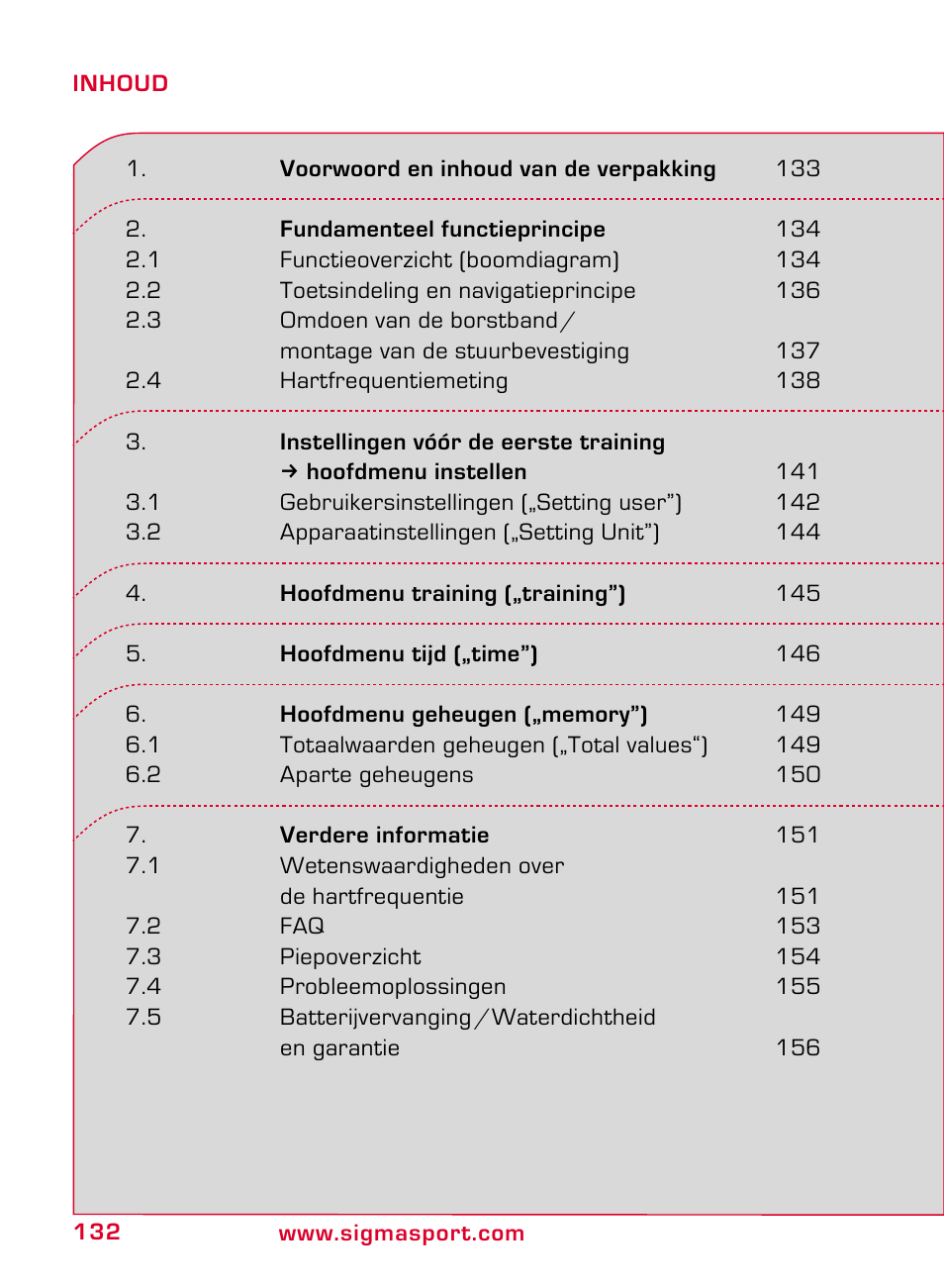 SIGMA ONYX EASY User Manual | Page 132 / 158