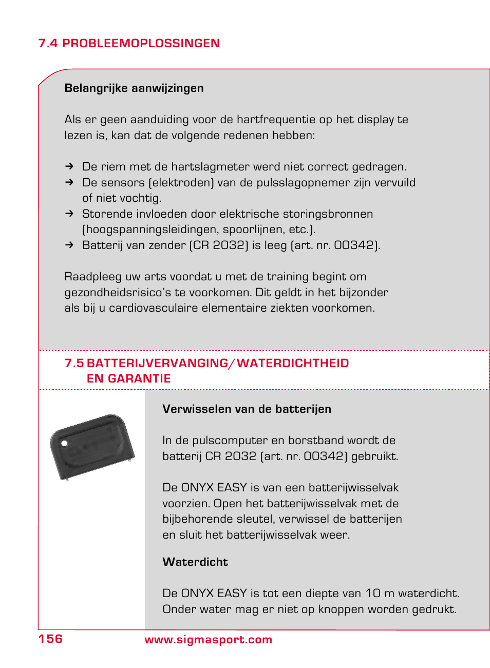 SIGMA ONYX EASY User Manual | Page 156 / 158