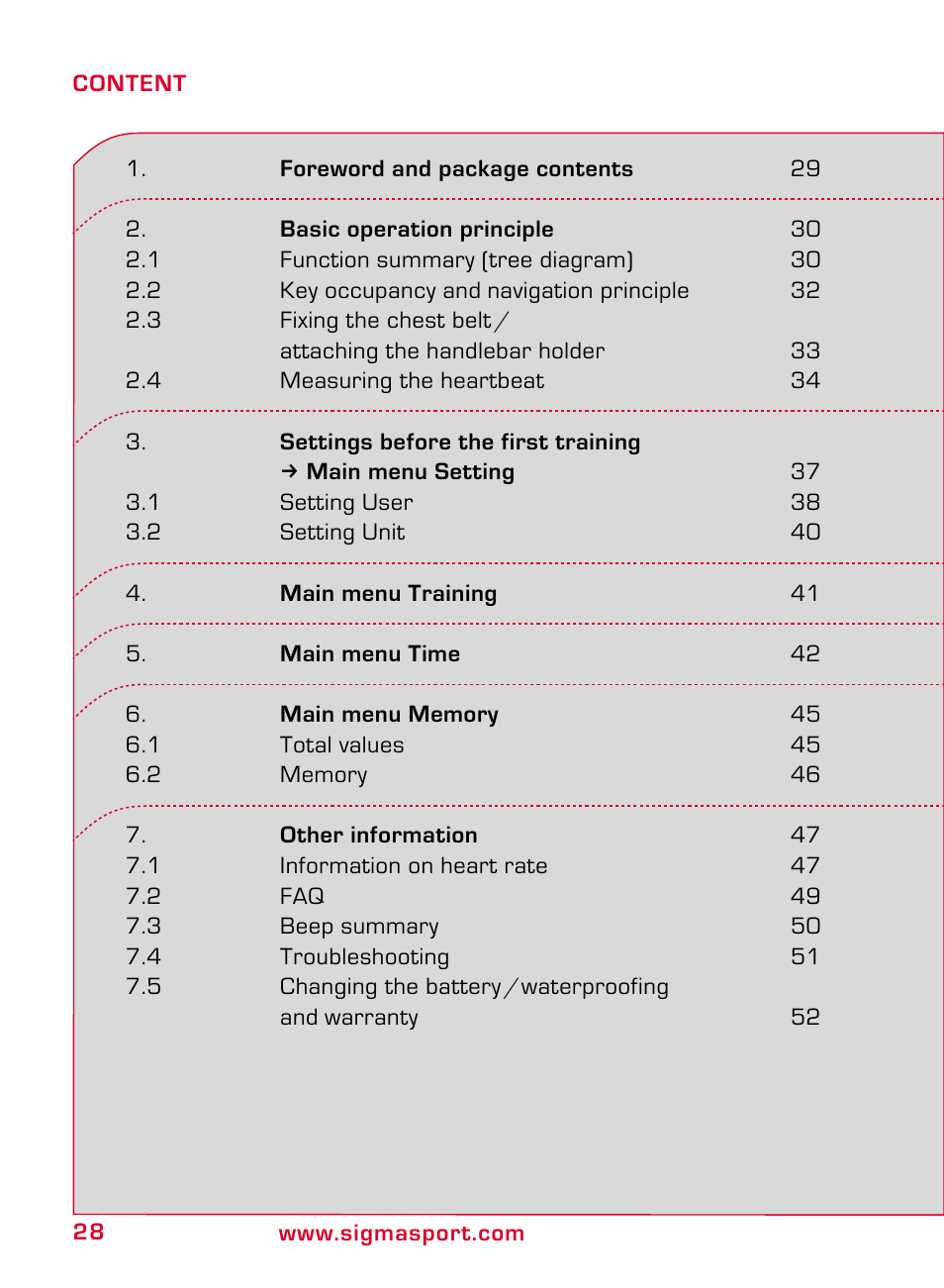 SIGMA ONYX EASY User Manual | Page 28 / 158