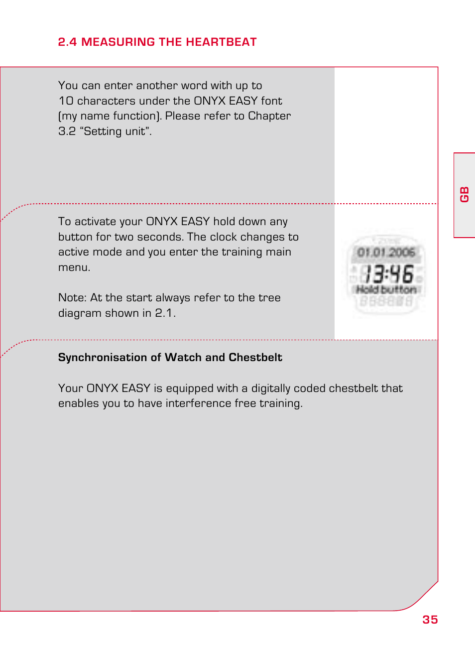 SIGMA ONYX EASY User Manual | Page 35 / 158