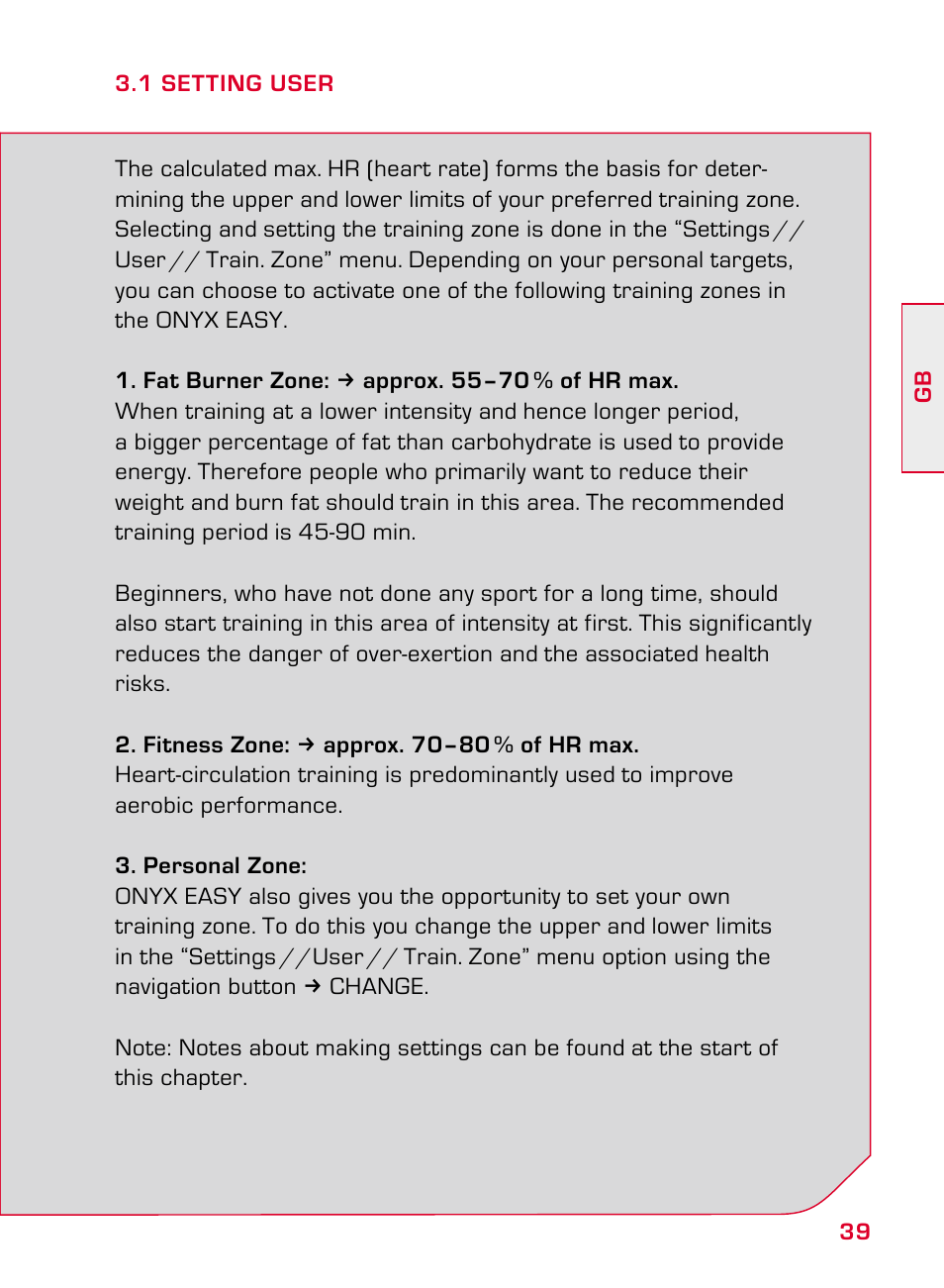 SIGMA ONYX EASY User Manual | Page 39 / 158