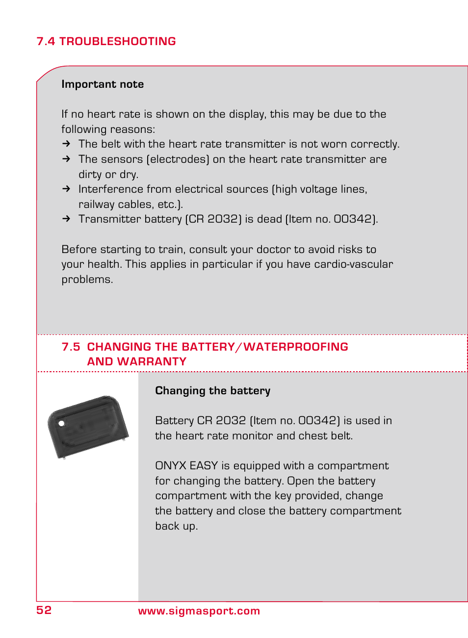 SIGMA ONYX EASY User Manual | Page 52 / 158